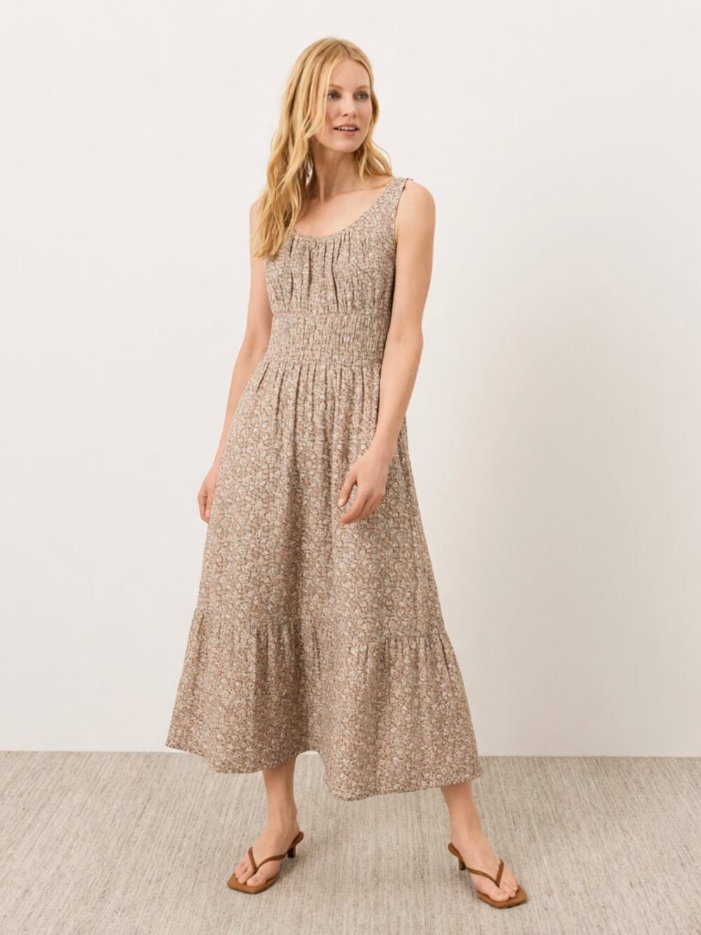 NWOT Pact Organic Cotton Midi Dress